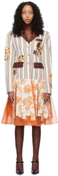 SHUTING QIU White Cotton Coat