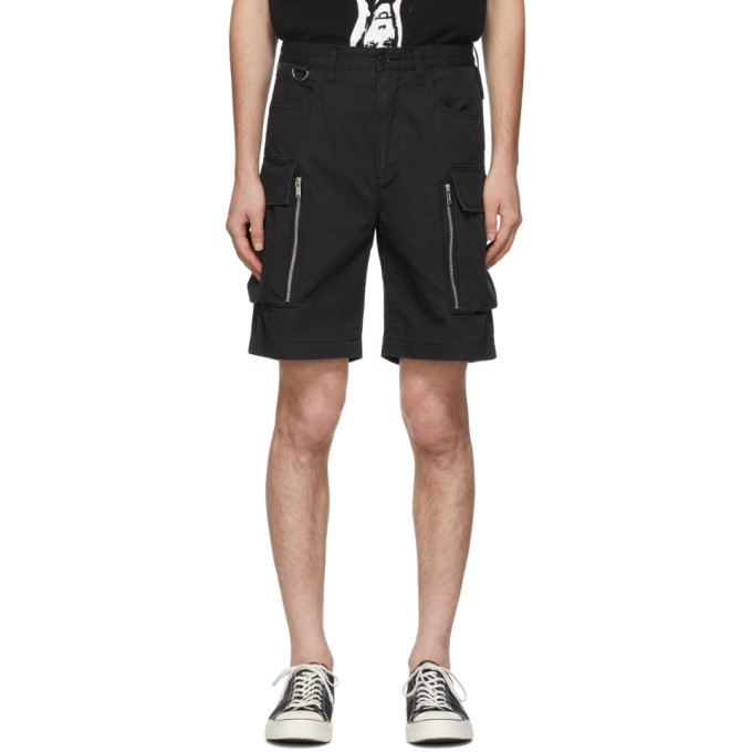 Photo: Undercover Black Cargo Shorts