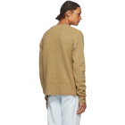 JW Anderson Brown Knit Crewneck Sweater
