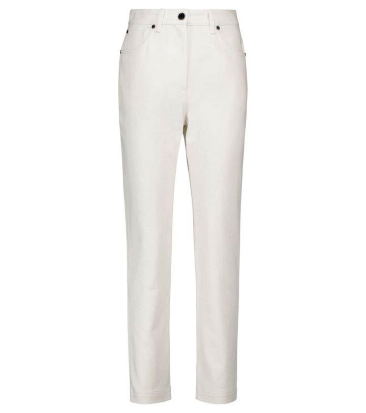 Photo: Fendi High-rise slim jeans