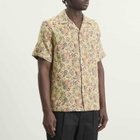 Portuguese Flannel Men's Tapestry Flowers Vacation Shirt in Natural