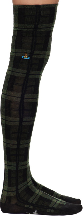 Photo: Vivienne Westwood Green Over The Knee Socks