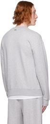 Lacoste Gray Loose Fit Sweatshirt