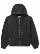 Carhartt WIP - OG Active Rivet Logo-Appliquéd Organic Denim Hooded Jacket - Black