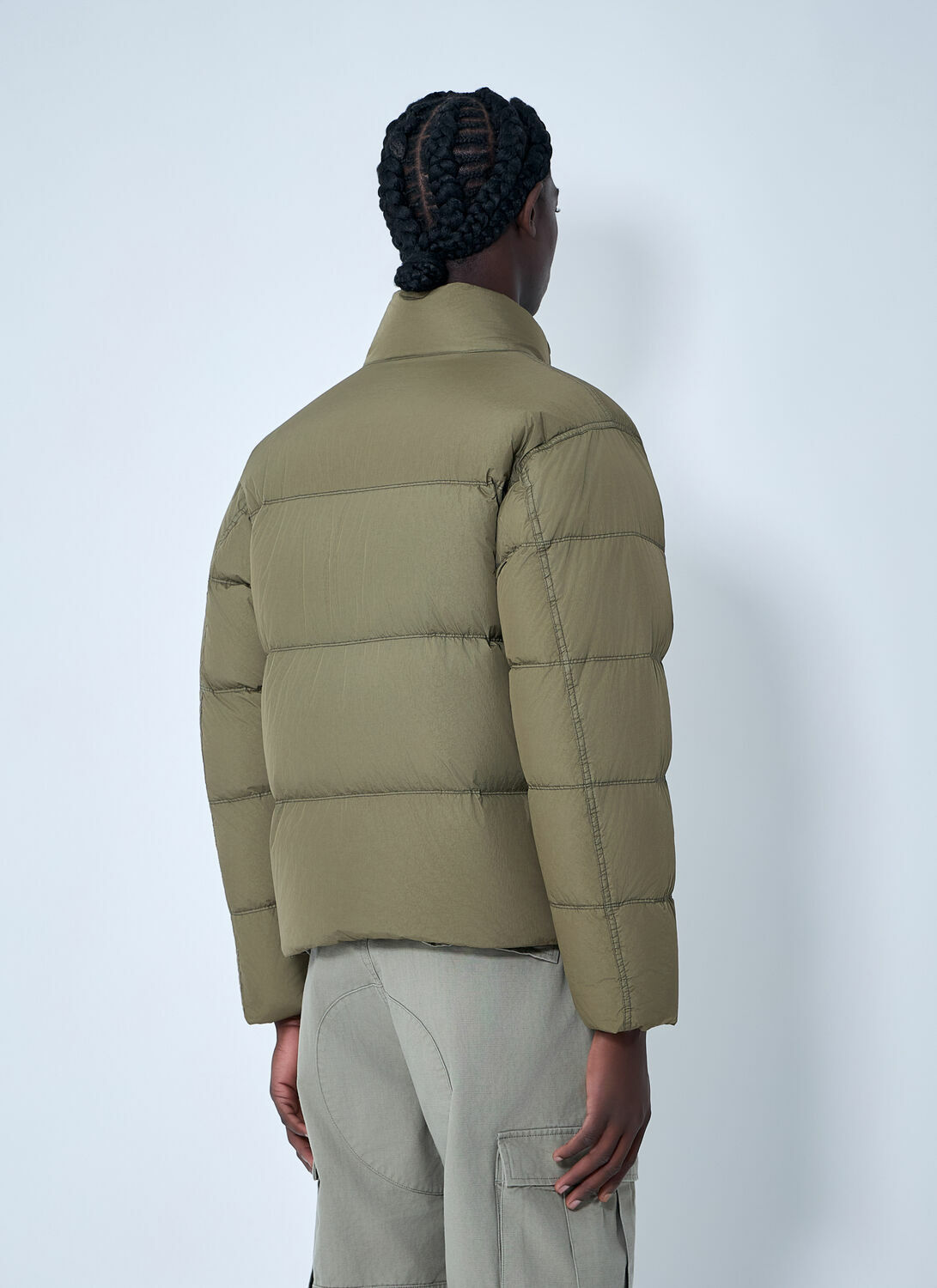 Stone Island Logo Patch Bomber Jacket