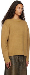 Acne Studios Tan Crewneck Sweater