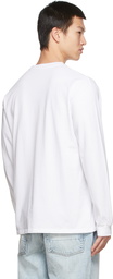 Aries White Temple Long Sleeve T-Shirt