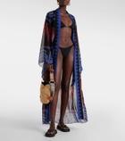 Johanna Ortiz Printed beach cover-up