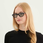 Lunetterie Générale Dolce Far Niente Sunglasses in Black/Palladium/Teal 