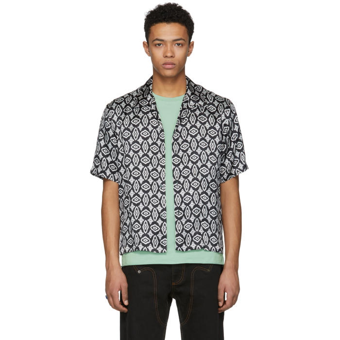 Photo: Maison Margiela Black Printed Pattern Shirt 