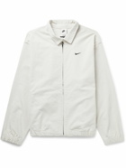 Nike - Life Logo-Embroidered Cotton-Blend Corduroy Harrington Jacket - Neutrals