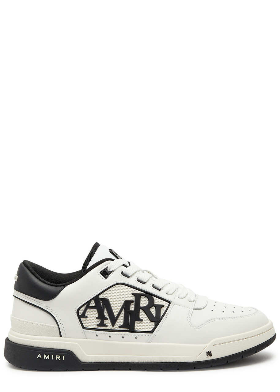 「高評価！」注目のレビュ Amiri Amiri White Sneakers Leather Panelled Classic 帽子