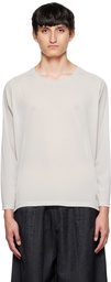 NEEDLES Taupe Mesh Long Sleeve T-Shirt