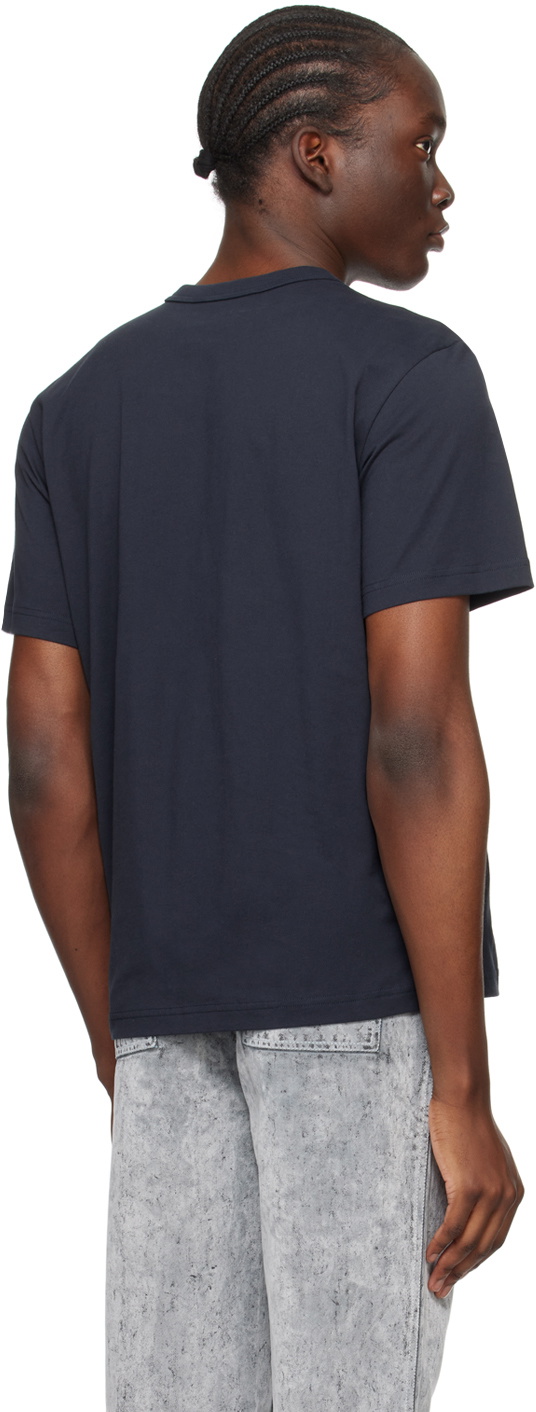 SUNNEI Navy Embroidered T-Shirt