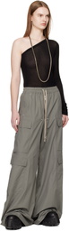 Rick Owens Khaki Temple Cargobelas Cargo Pants