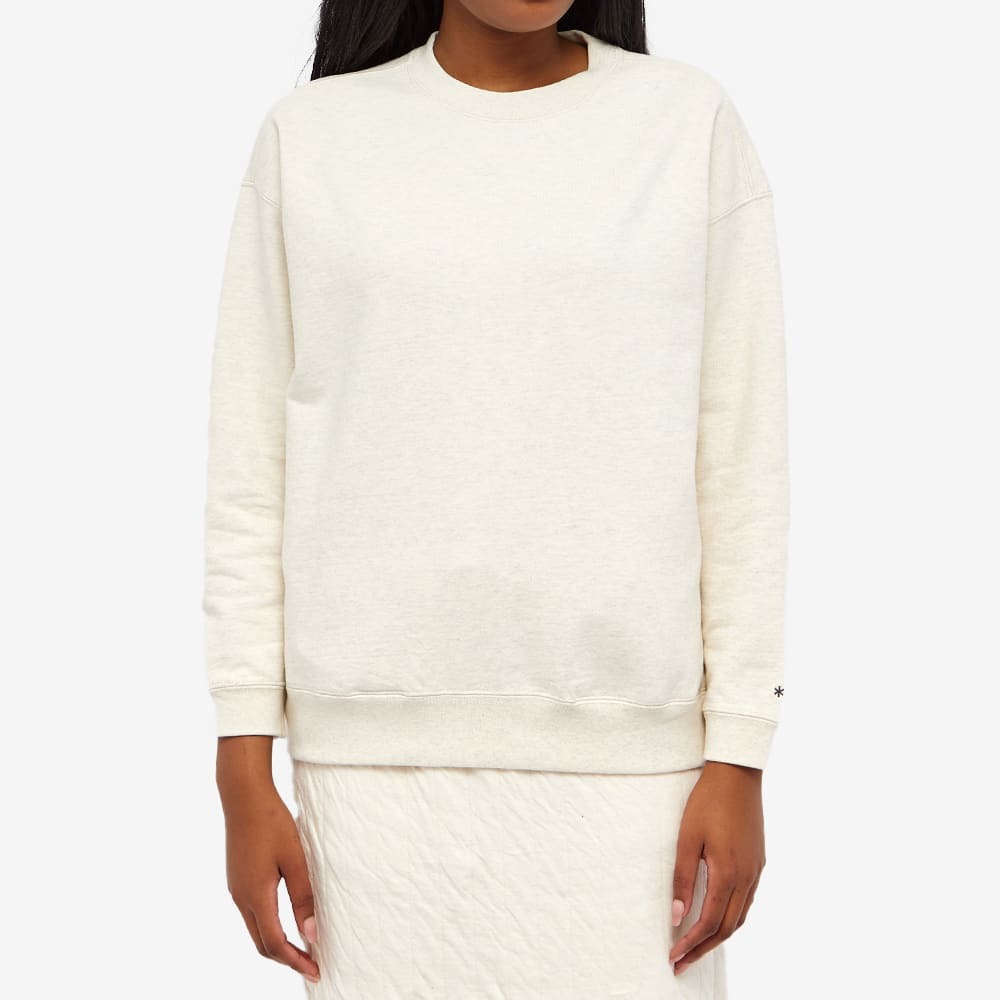 Snow Peak Women's Recycled Cotton Sweat in Oatmeal