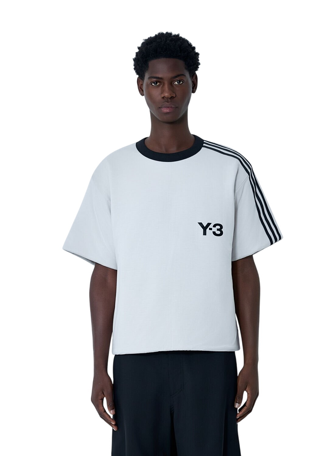 【Y-3】M TOKETA PRINT SS TEE XL Y-3 Back Toketa print black T-shirt - Black - Men|FJ0418