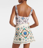 Agua by Agua Bendita Luna Platero printed beach cover-up