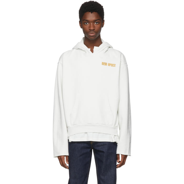 Photo: Off-White White Space On Deck Art Dad Hoodie