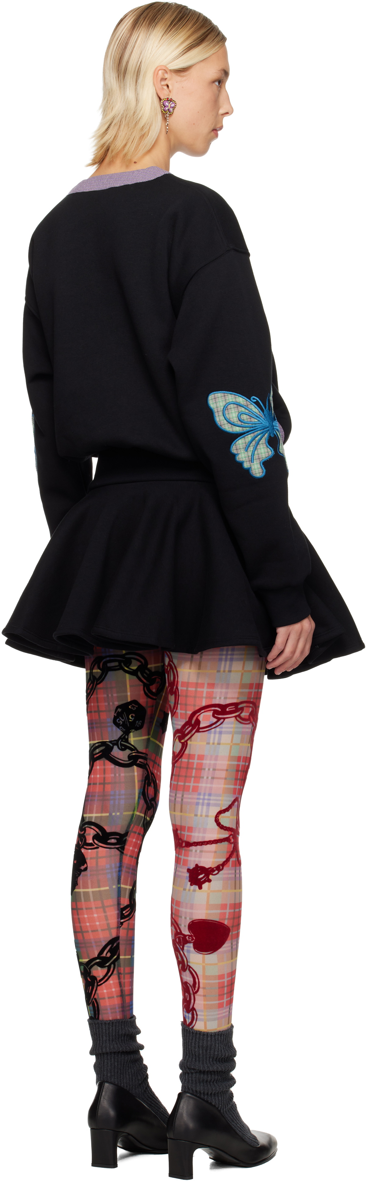 Chopova Lowena Black Quimby Midi Dress
