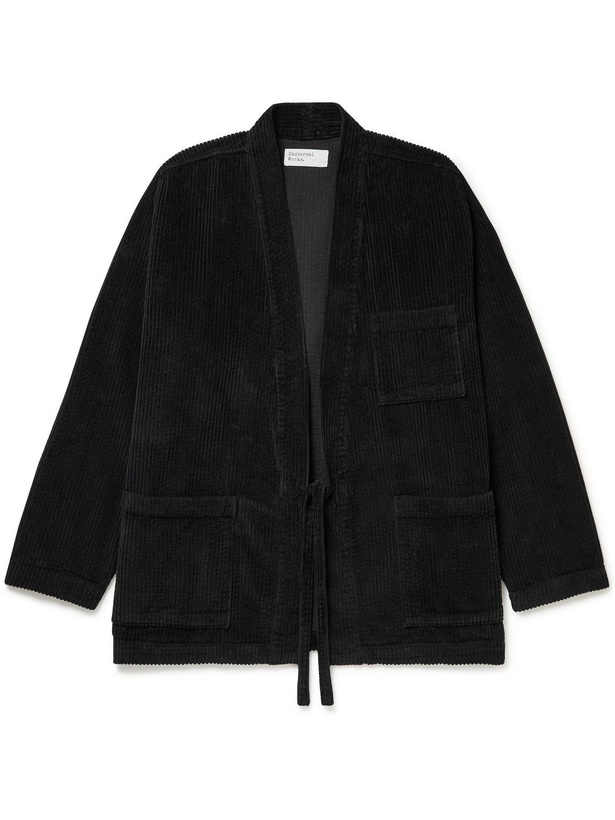 Photo: Universal Works - Kyoto Organic Cotton-Corduroy Jacket - Black