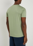 Sandbanks Logo Cotton T-shirt Sage