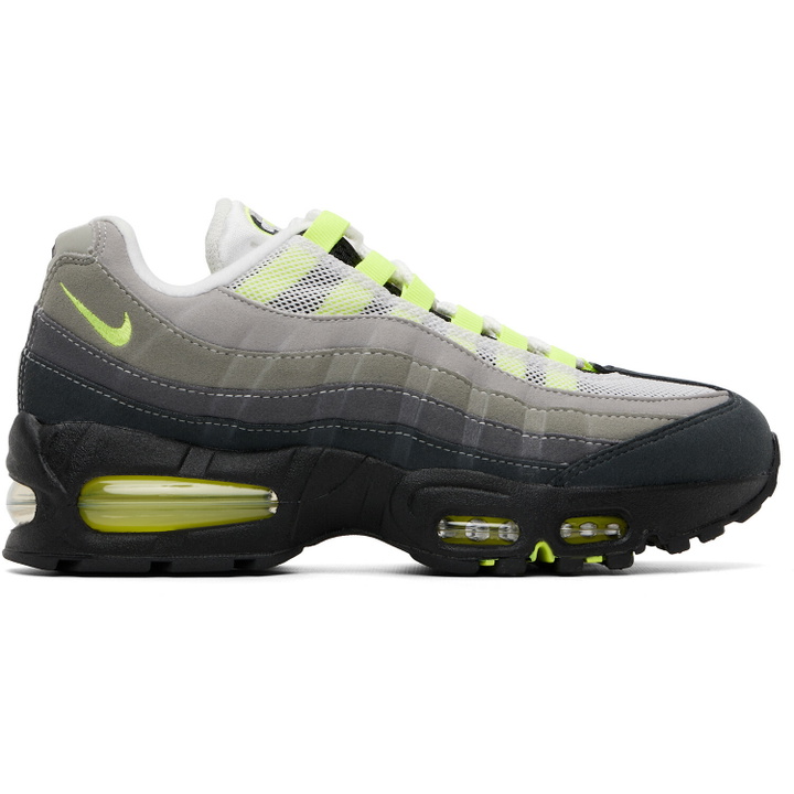 Photo: Nike Gray & Black Nike Air Max 95 OG Sneakers