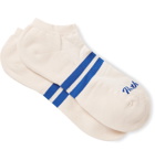 Pantherella - Sprint Cushioned Stretch Cotton-Blend No-Show Socks - Neutrals