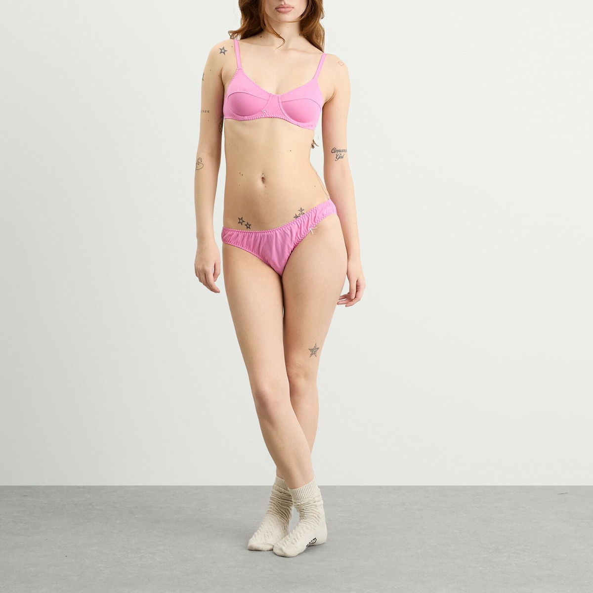 Fruity Booty Women's Cotton Jersey Brief in Pink