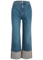 Veronica Beard Dylan Straight-leg Jeans Blue