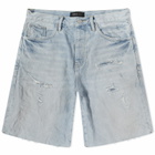 Purple Brand Men's Worn Quilted Destroy Pocket Jeans in Denim