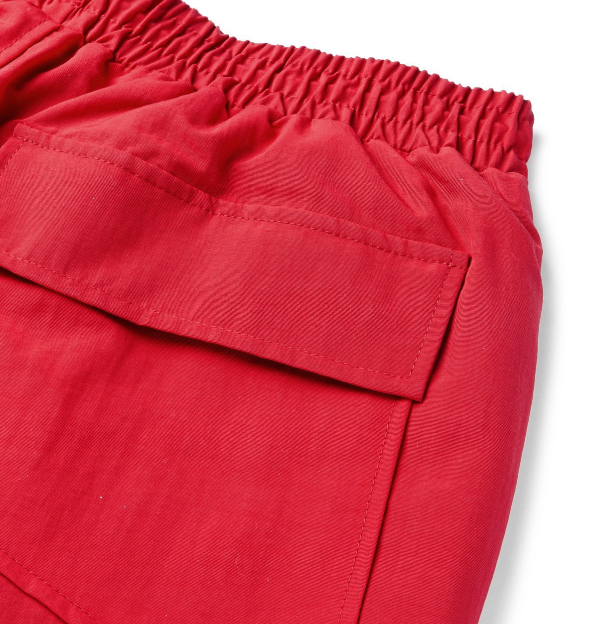 Rhude - Logo-Print Shell Drawstring Shorts - Red Rhude