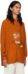 Jacquemus Orange Le Splash 'La Chemise Toutou' Shirt