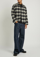 Ymc PJ Checked Cotton Shirt Black