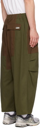 Perks and Mini Khaki & Brown Contrast Pondering Trousers