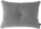 HAY Grey Knit Dot Cushion