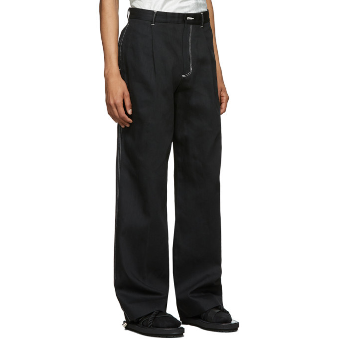 Sasquatchfabrix. Black Denim Trousers