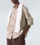 Allude Wool and cashmere overshirt