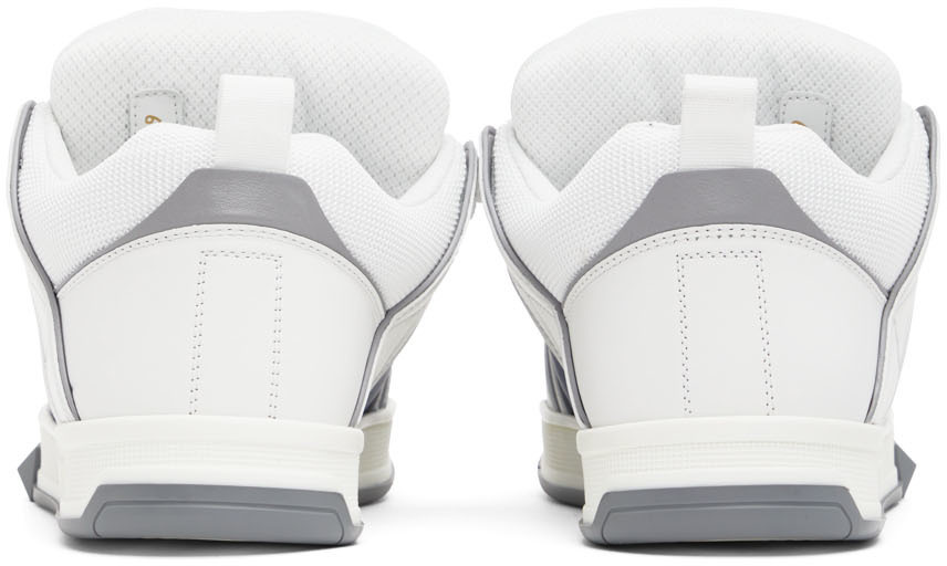 （sale)ヴァレンティノ  Open Skate ホワイトB ロー トレーナー Valentino Open Skate Leather & Mesh Sneaker Women's 38.5
