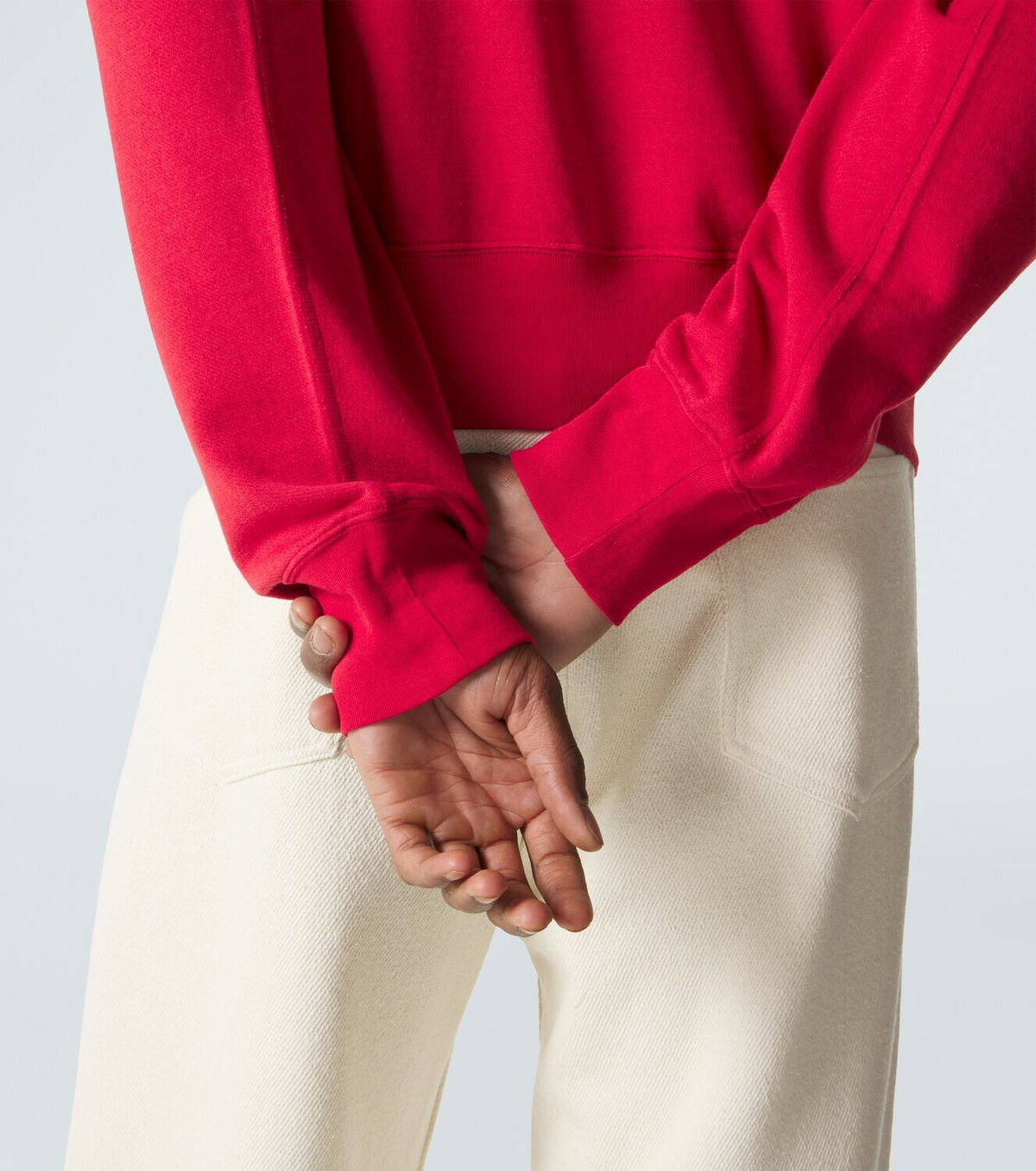 Auralee Cotton, wool and silk sweatshirt