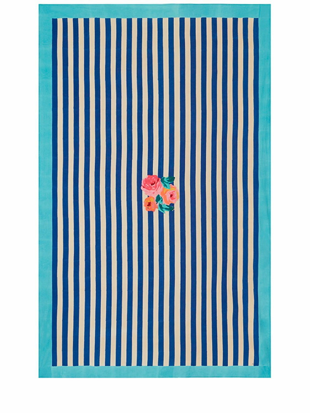 Photo: LISA CORTI Nizam Stripes Blu Rectangular Tablecloth