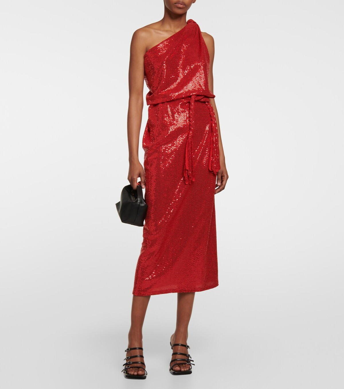 Dodo Bar Or Embellished one-shoulder midi dress Dodo Bar Or Dodo Bar Or Embellished one-shoulder midi dress Dodo Bar Or