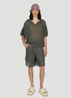 Isa Boulder Basket Weave Polo Shirt