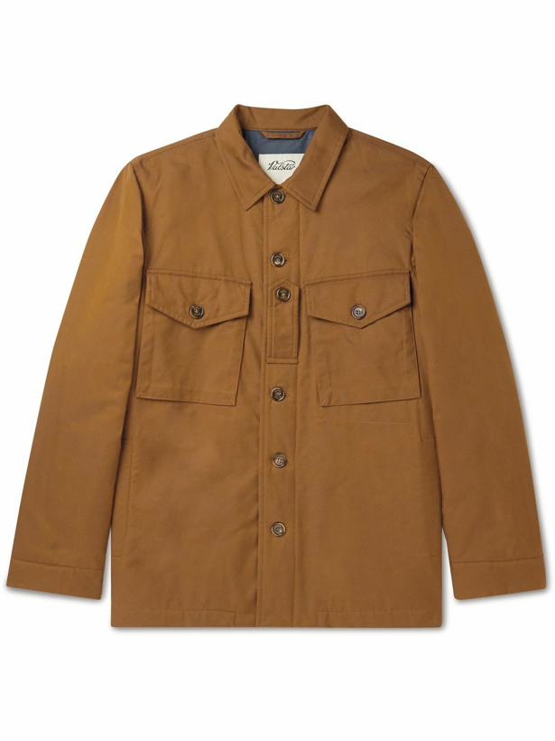 Photo: Valstar - Organic Cotton-Blend Twill Shirt Jacket - Brown