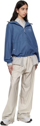 Snow Peak Blue Light Mountain Cloth Zip Up Jacket