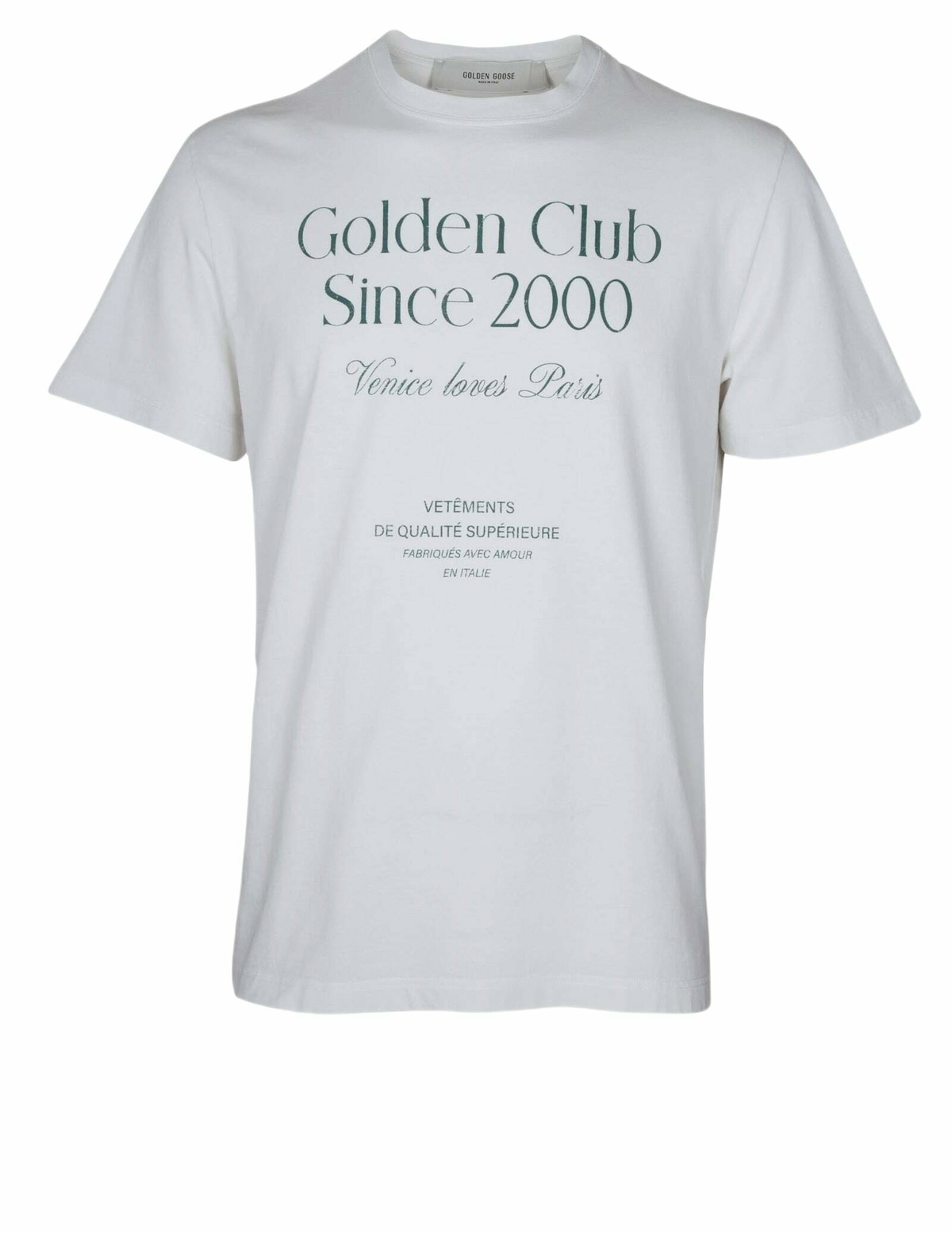 GOLDEN GOOSE - Printed Cotton T-shirt Golden Goose Deluxe Brand