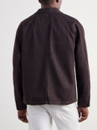 NN07 - Aiko Organic Denim Blouson Jacket - Brown