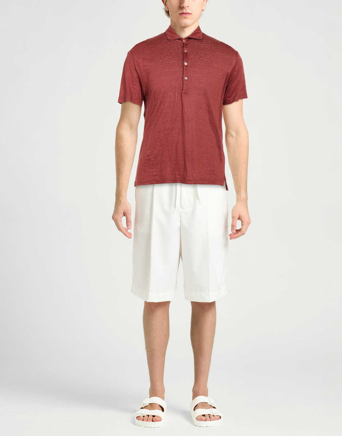Boglioli Mens Polo shirt Rust