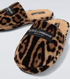 Dolce&Gabbana Leopard-print slippers