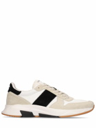 TOM FORD - Suede & Tech Low Top Sneakers